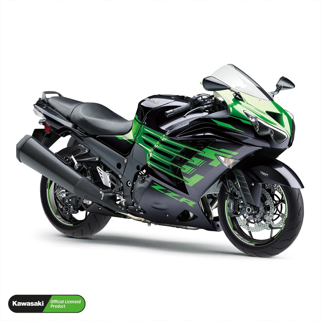 Kawasaki ZZR Felgenaufkleber geteilt Design Saw