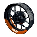 KTM Felgenaufkleber geteilt Fifty Fifty V1 orange Bild 2