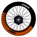 KTM Felgenaufkleber premium Halb halb schwarz Bild 4