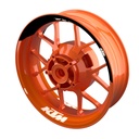 KTM Felgenaufkleber geteilt Fifty Fifty V1 orange