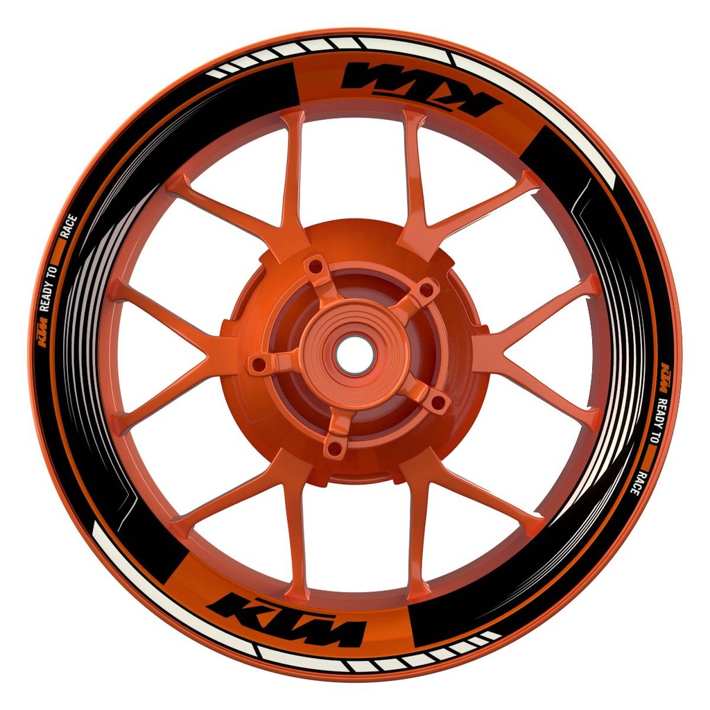 KTM Felgenaufkleber premium SAW orange