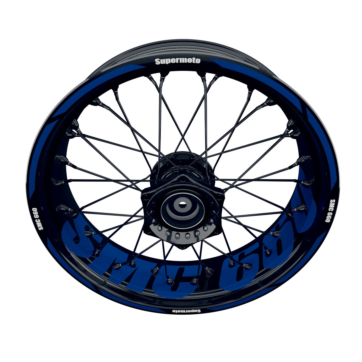 SMC 660 Rim Decals Supermoto