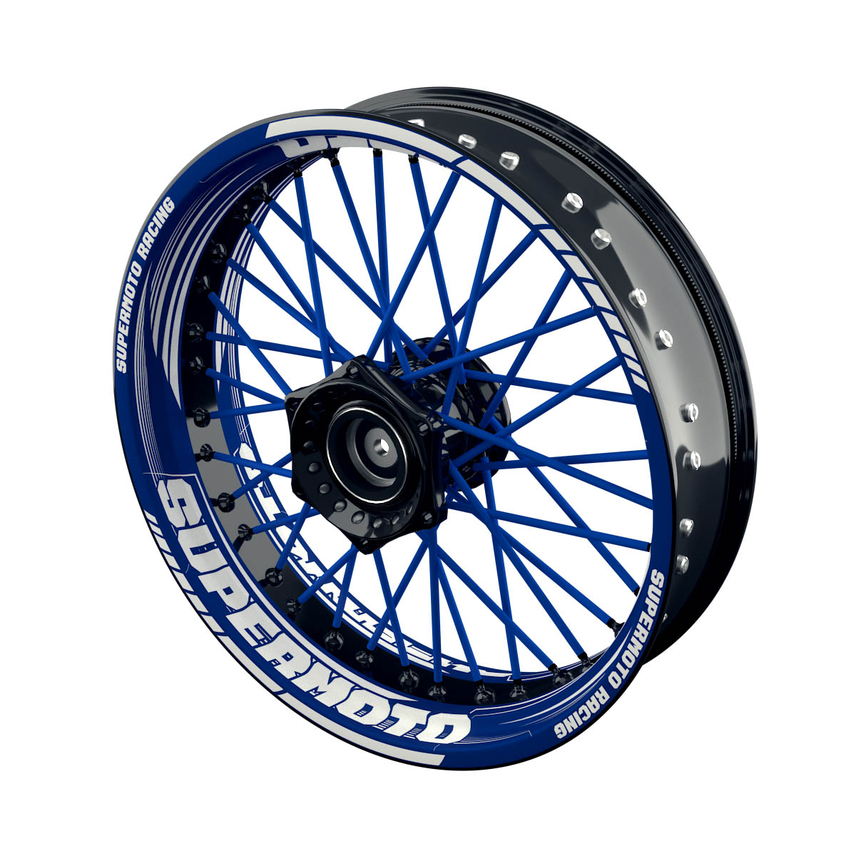 Supermoto - Rim Decals Design Saw inkl. Spokes