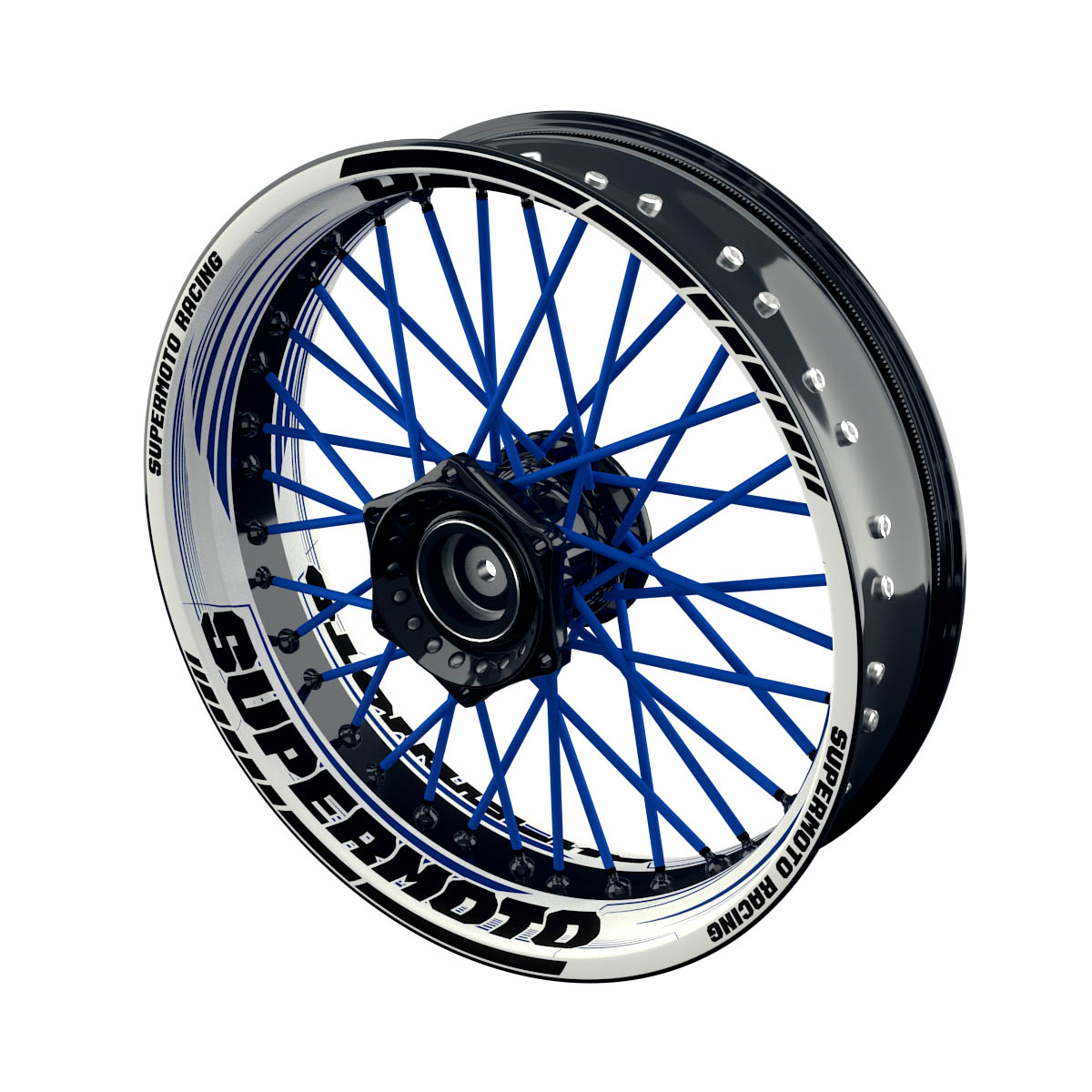 Supermoto - Rim Decals Design Saw W  inkl. Spokes