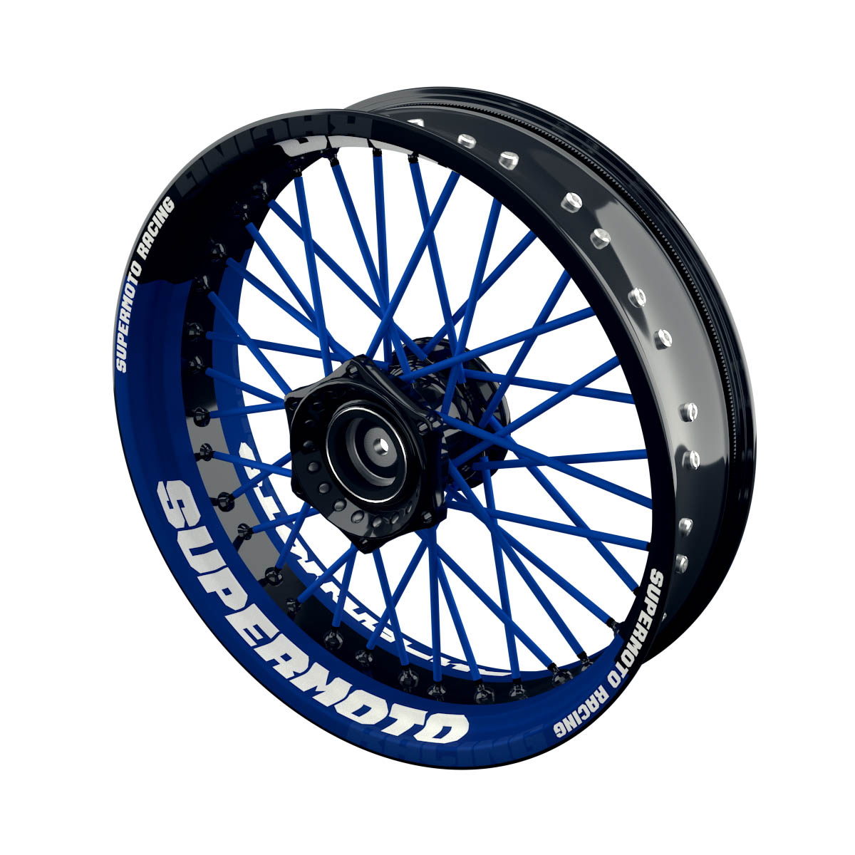 Supermoto - Rim Decals Design V1  inkl. Spokes