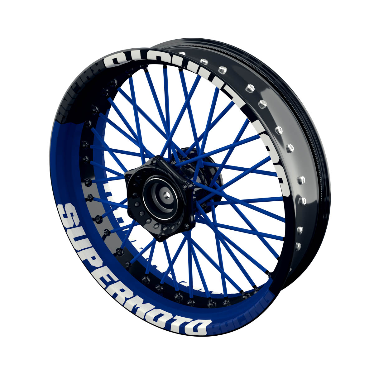 Supermoto - Rim Decals Design V2  inkl. Spokes