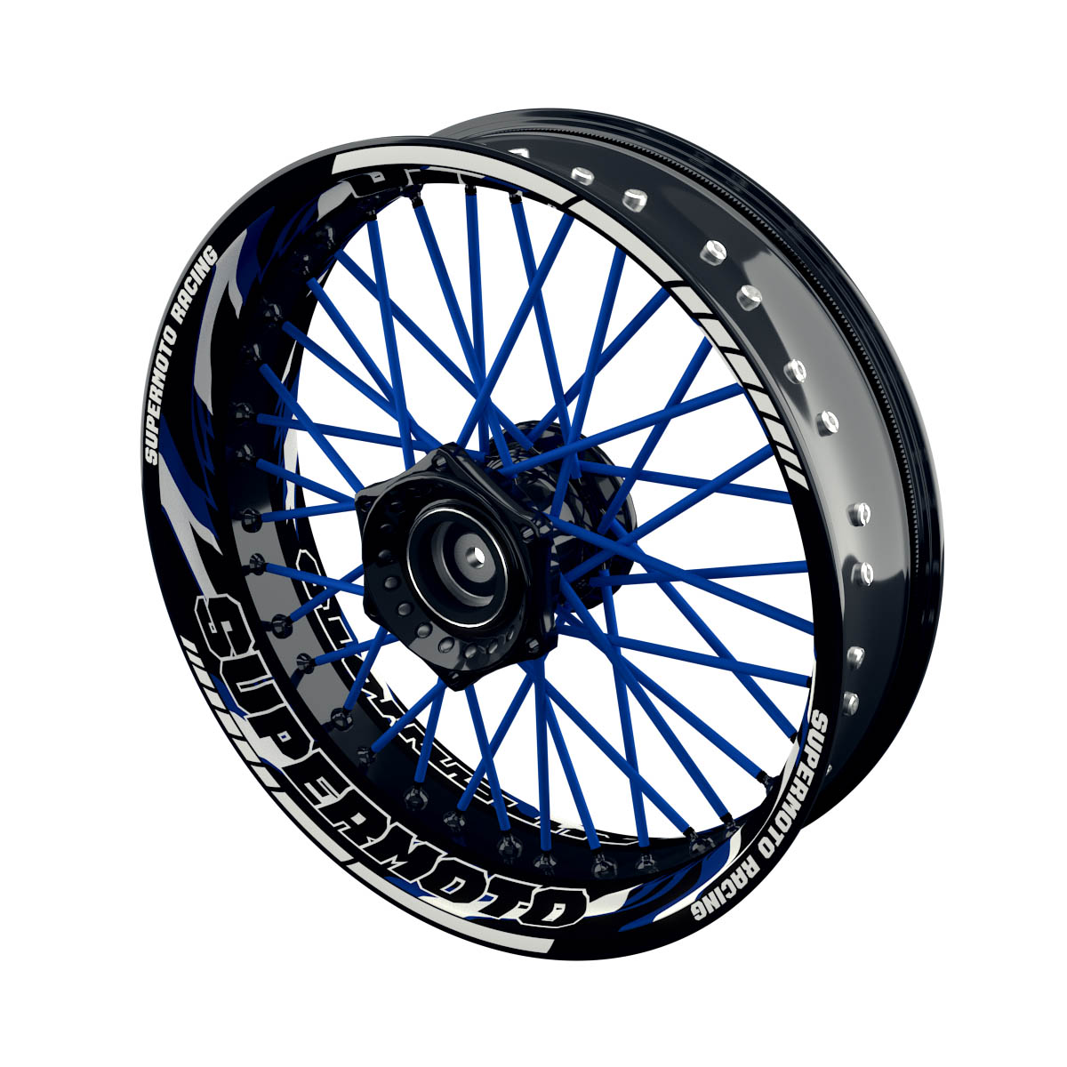 Supermoto - Rim Decals Design Razor S inkl. Spokes