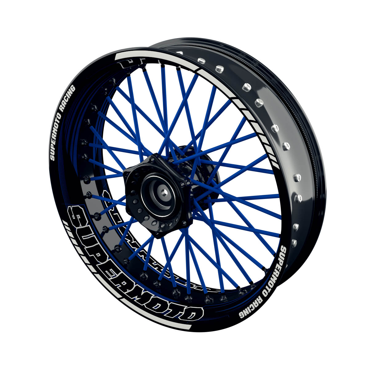 Supermoto - Rim Decals Design Saw S inkl. Spokes