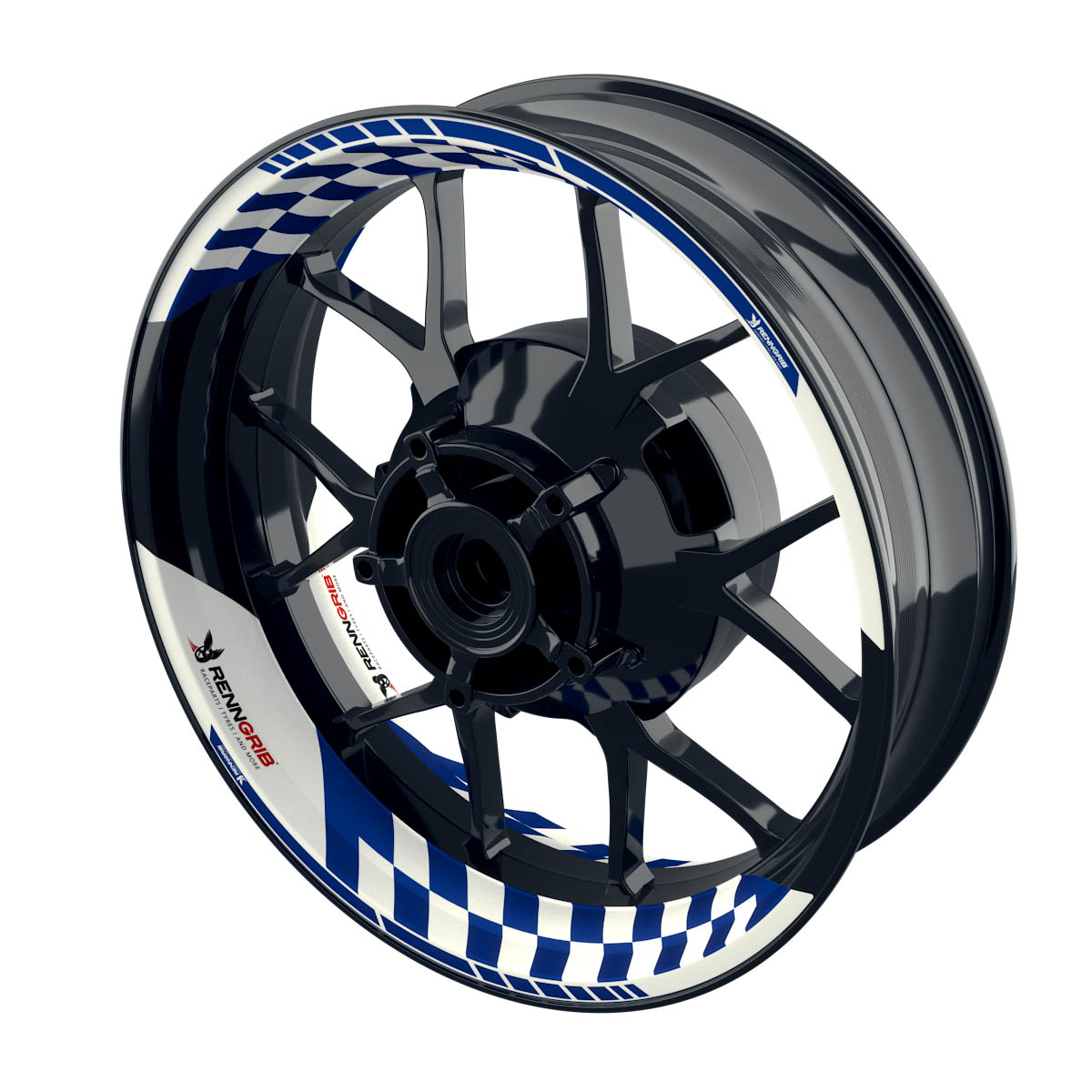 Renngrib Design GRID1 V1 Rim Decals Premium splitted