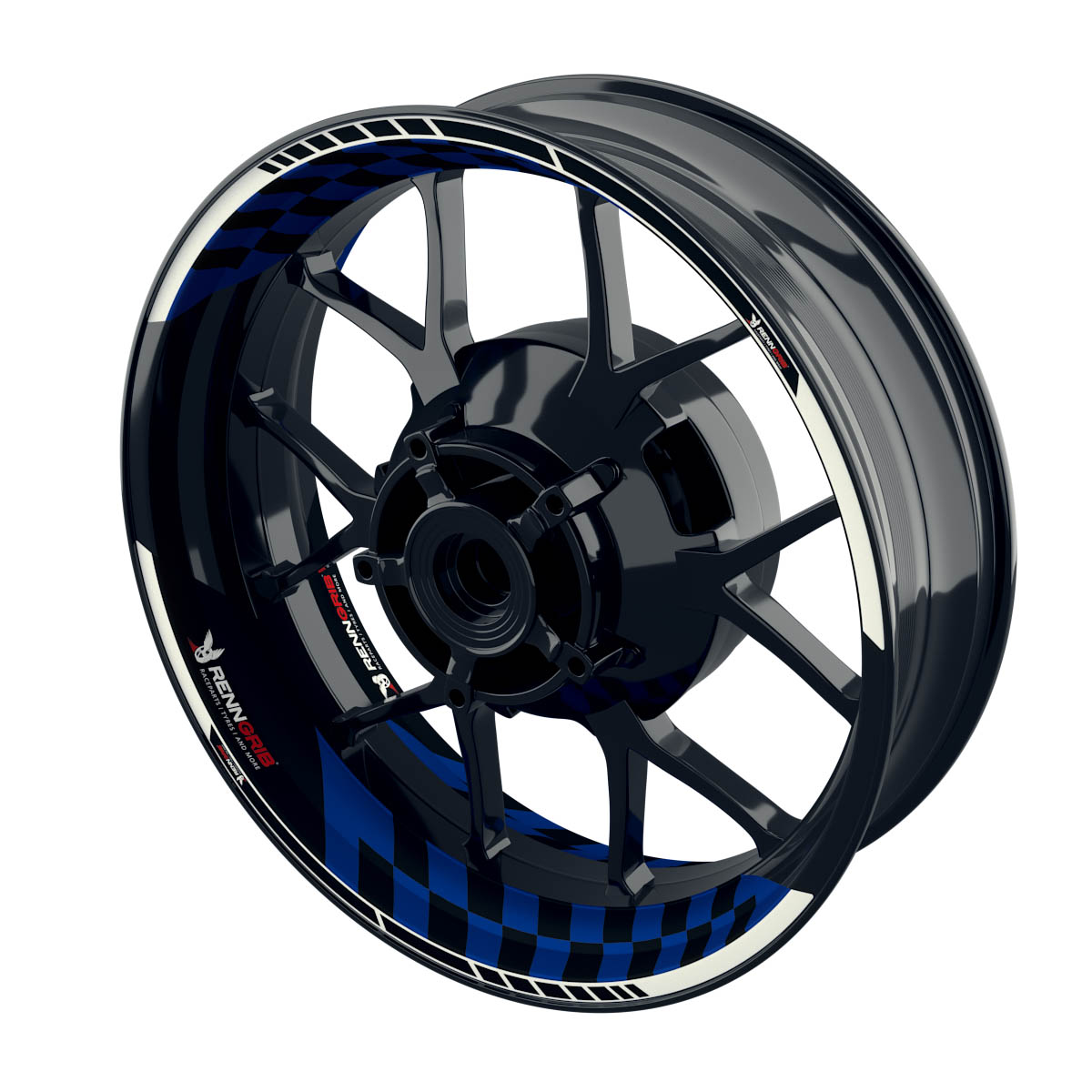 Renngrib Design GRID1 V2 Rim Decals Premium splitted