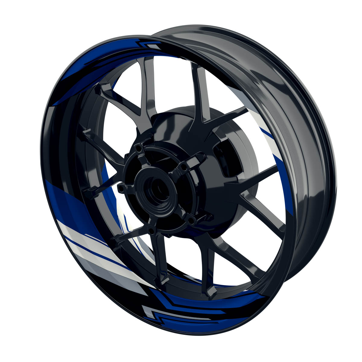 Felgenaufkleber RACING V2 Premium geteilt