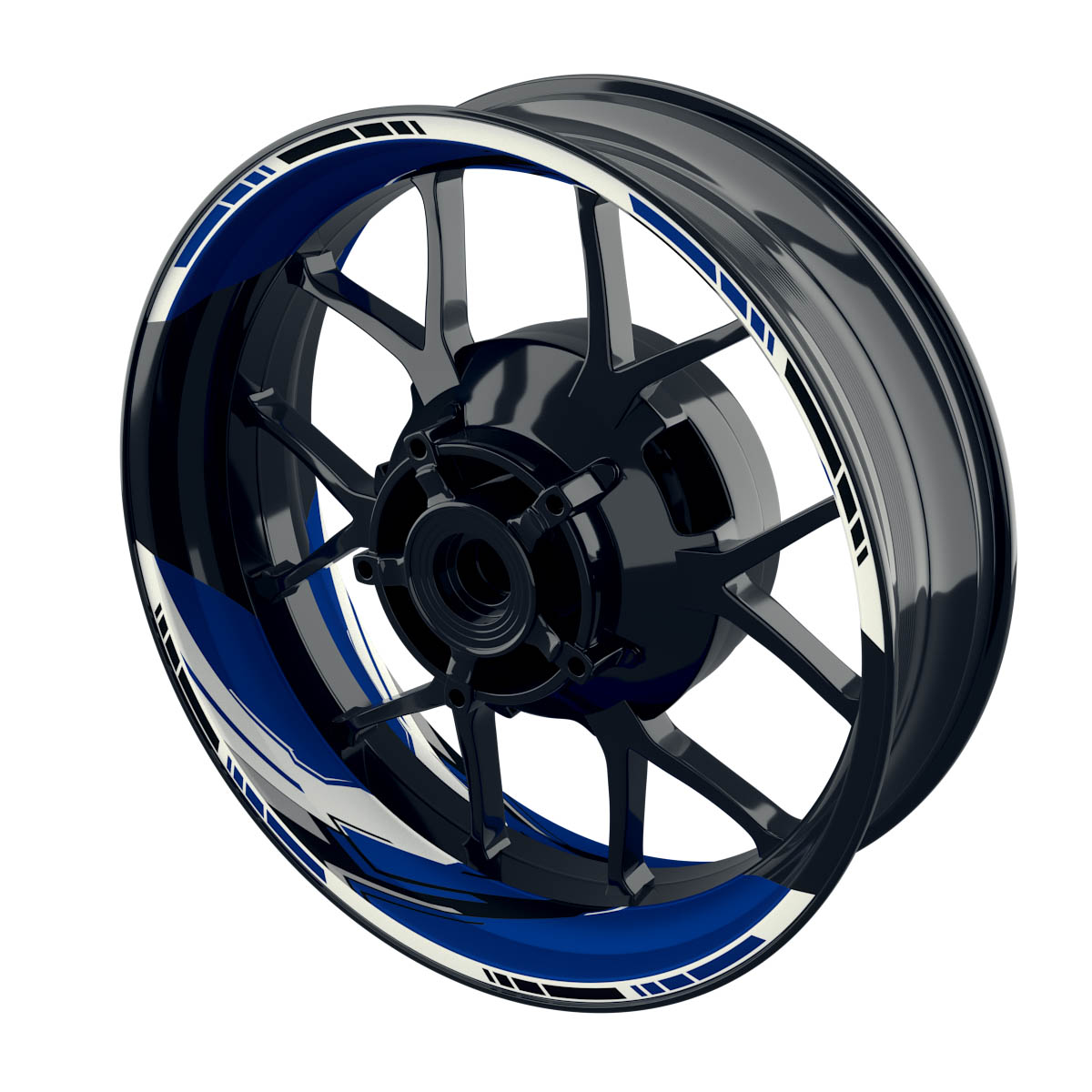 Felgenaufkleber RACING V3 Premium geteilt