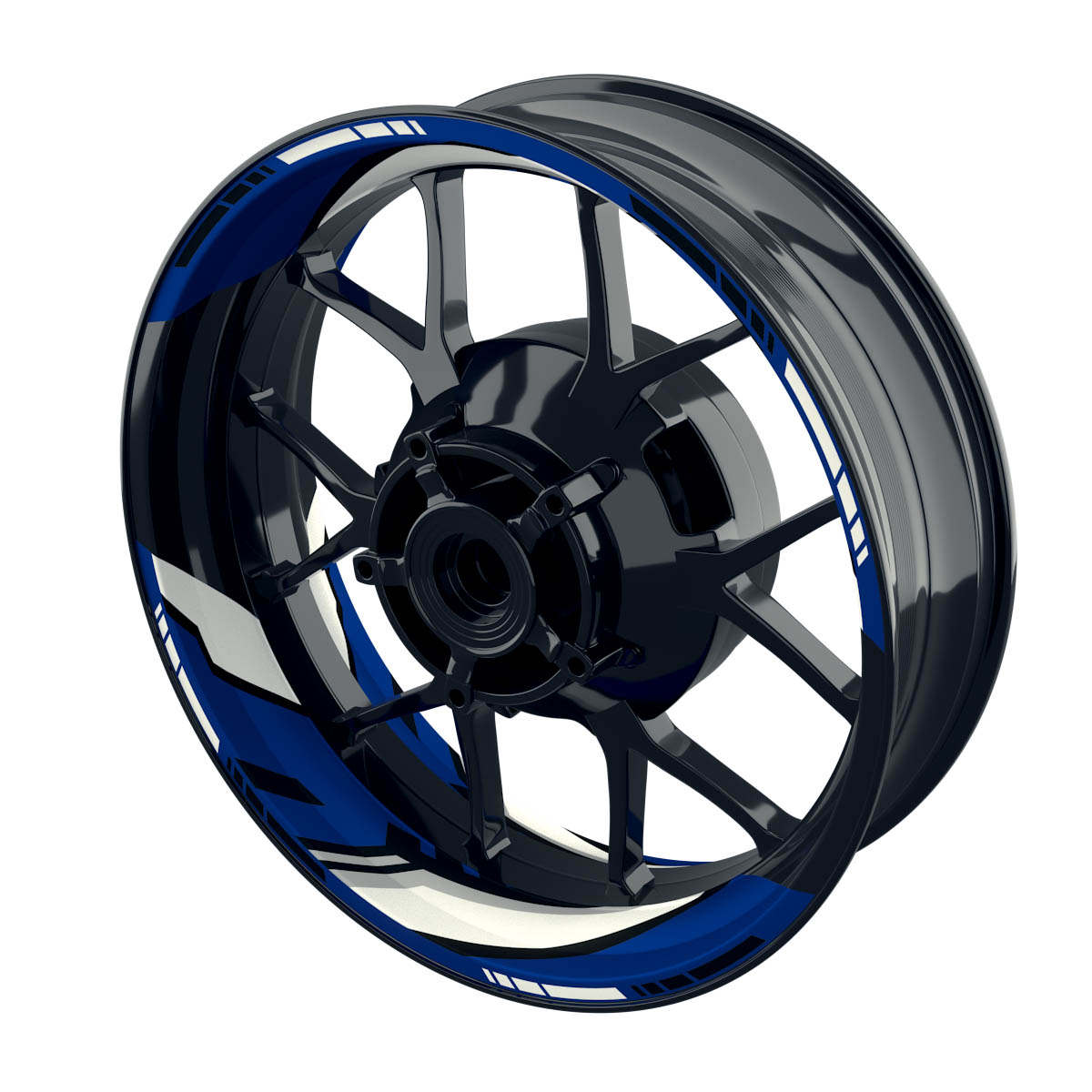 Felgenaufkleber RACING V7 Premium geteilt