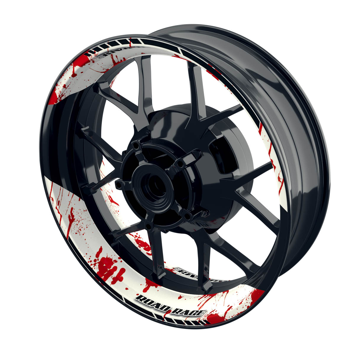 Road Rage Rim Decals Premium splitted