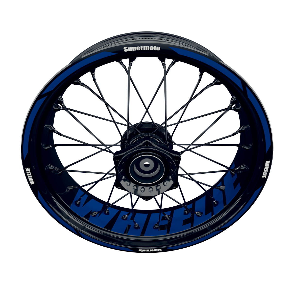 Wheelie Rim Decals Supermoto