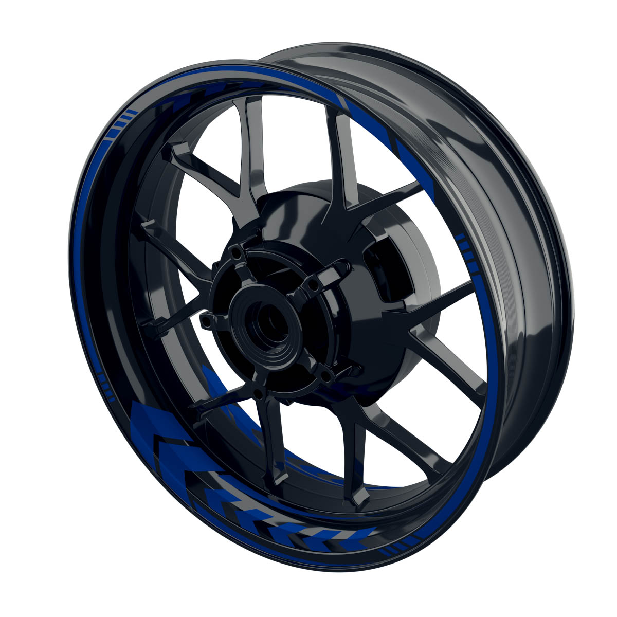 RACING V6 Design Rim Decals Standart