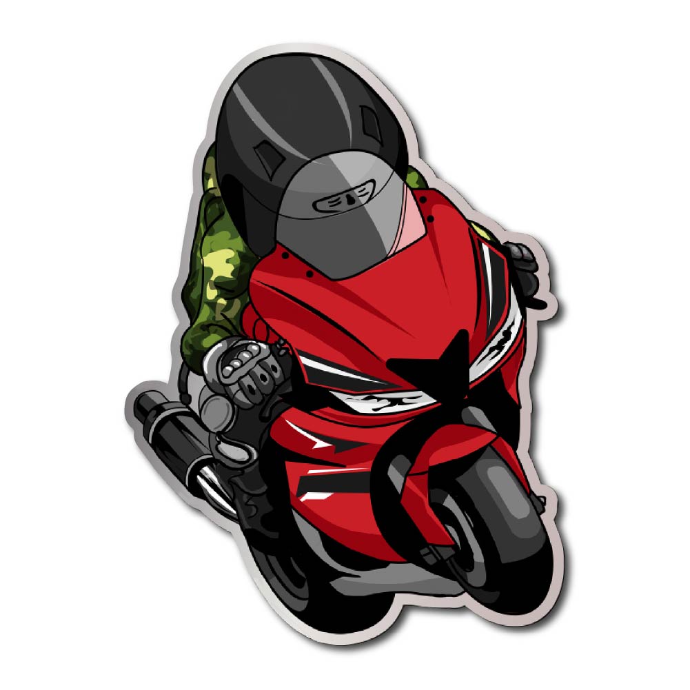 Biker  Sticker 10cm high