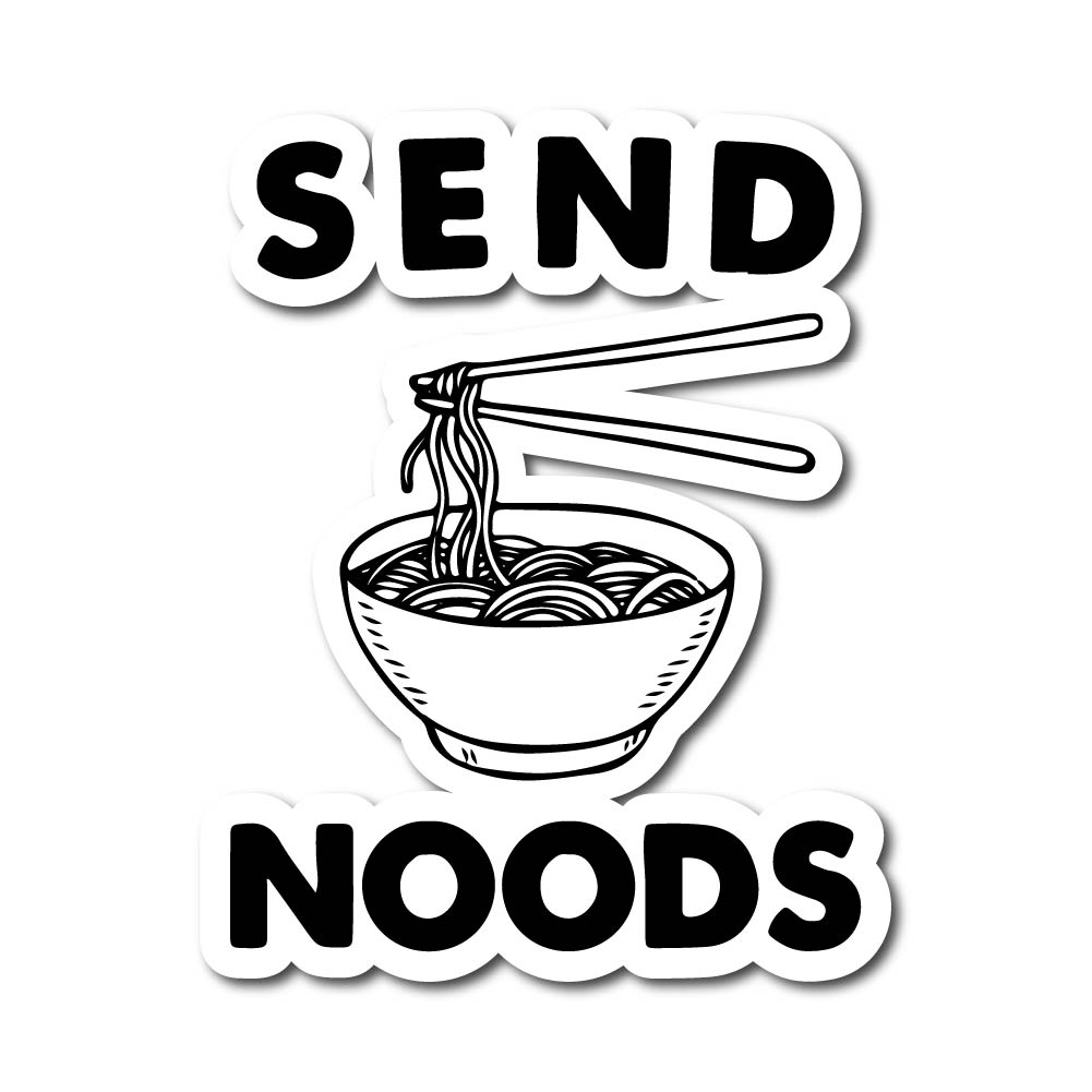 Send Noods Aufkleber 10cm breit