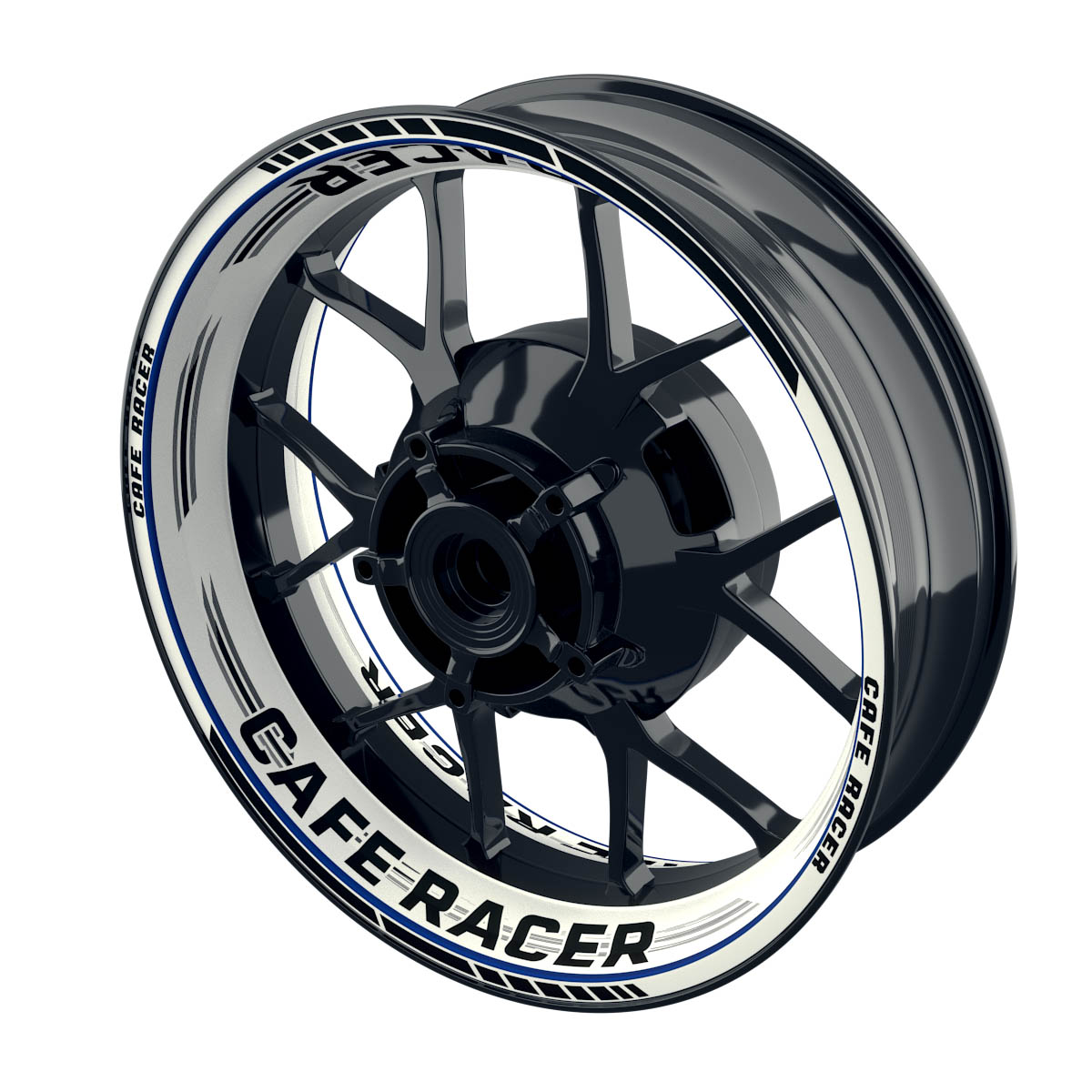 Felgenaufkleber Cybertech schwarz Premium Wheelsticker