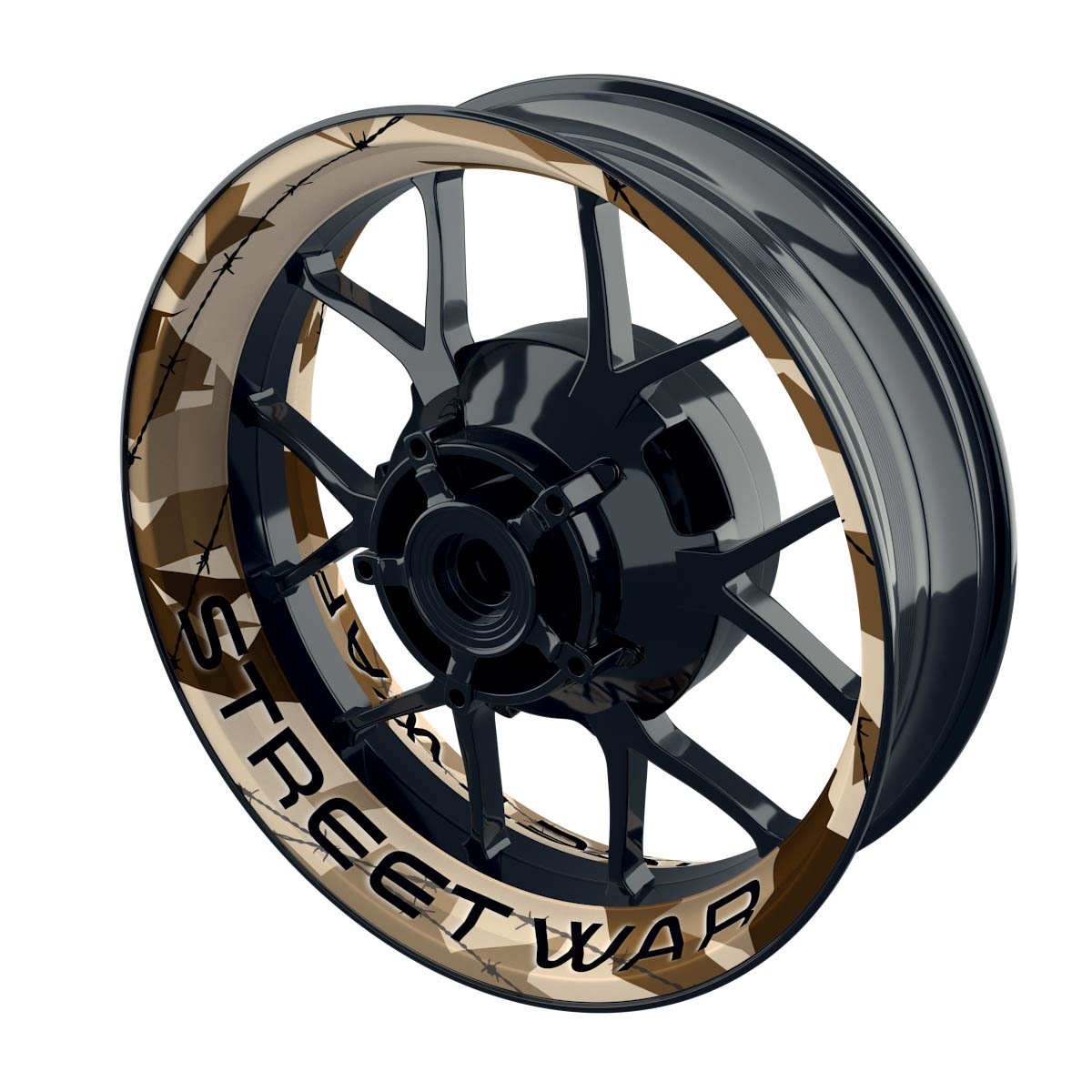 Felgenrandaufkleber FS1 Camouflage  Wheelsticker