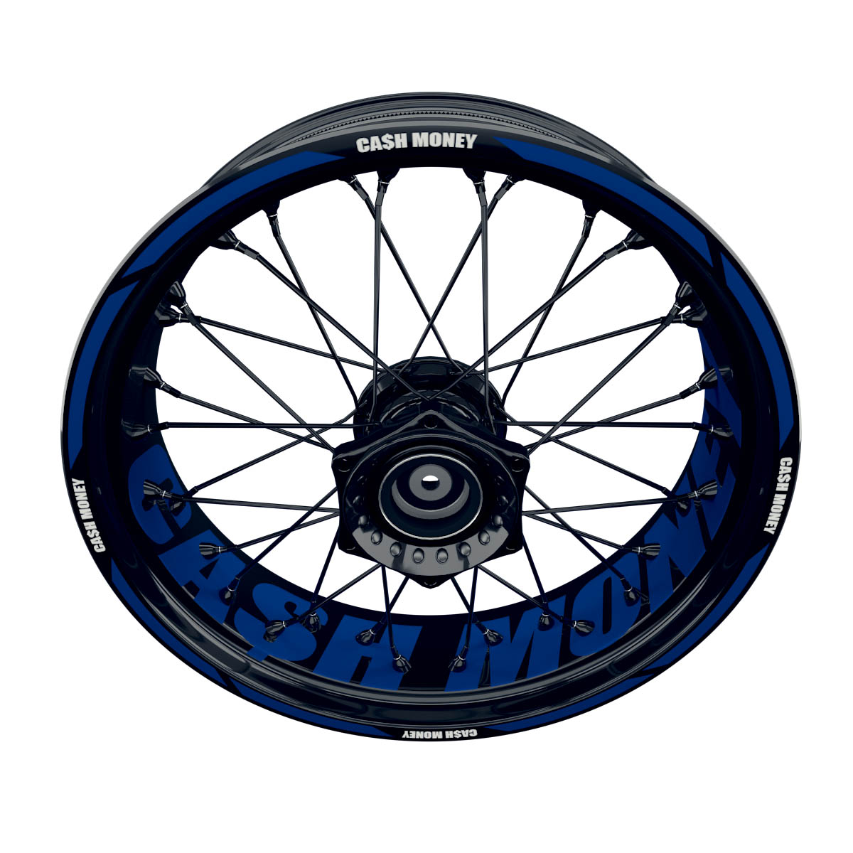 Felgenaufkleber Motorex Design Cybertech Premium geteilt Wheelsticker