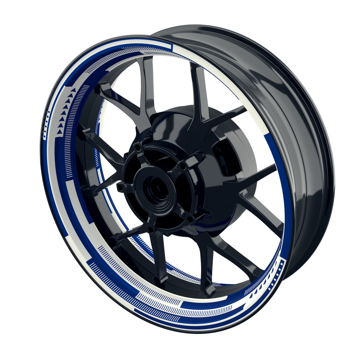 Cybertech weiss Felgenaufkleber  Wheelsticker Premium