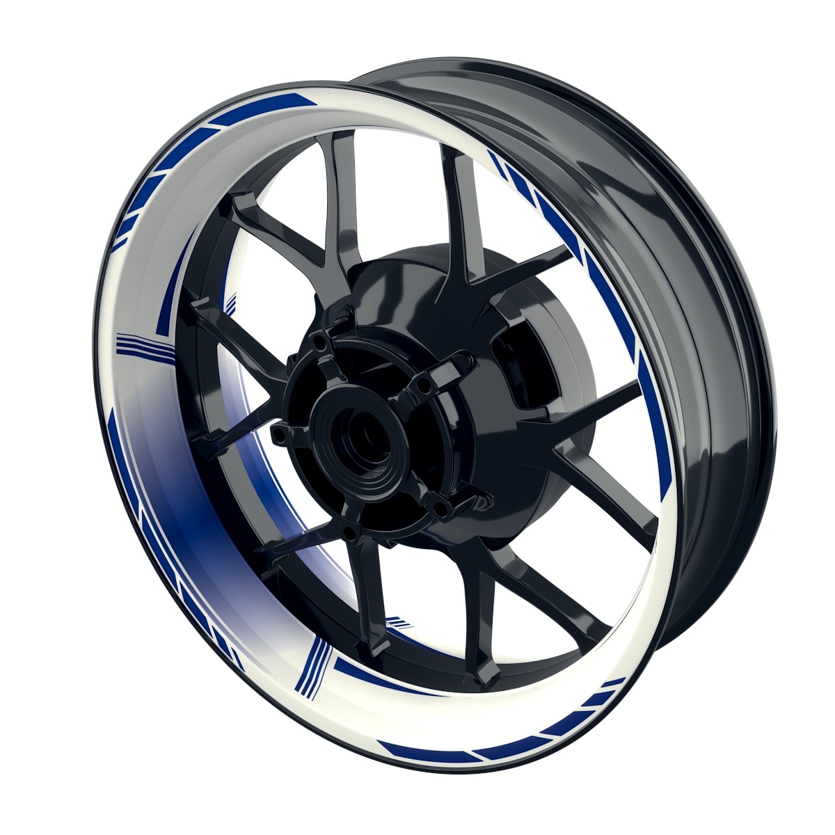 Felgenaufkleber Gradient weiss Wheelsticker Premium