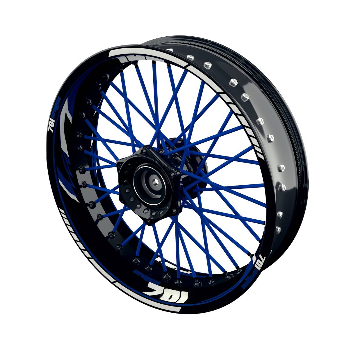 Felgenaufkleber für Husqvarna 701 Supermoto Razor Wheelsticker Premium