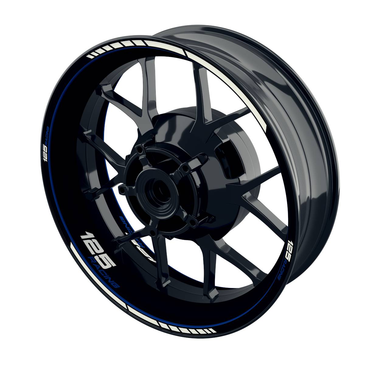 125 Racing Rim Decals Clean Wheelsticker Premium