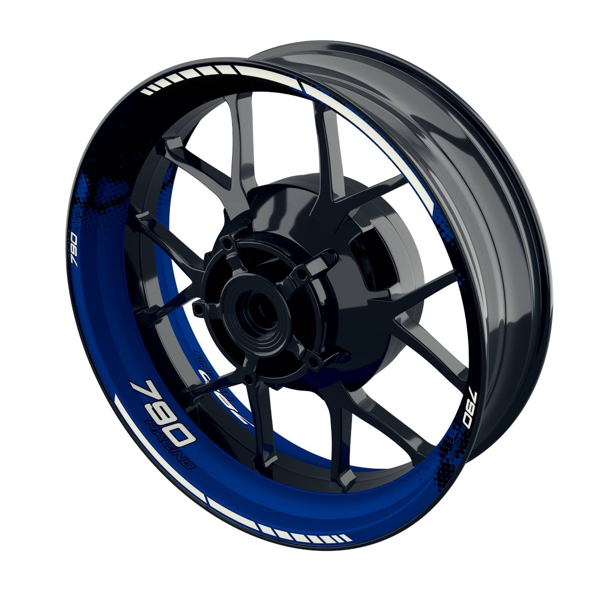 790 Racing Rim Decals DOTS Wheelsticker Premium