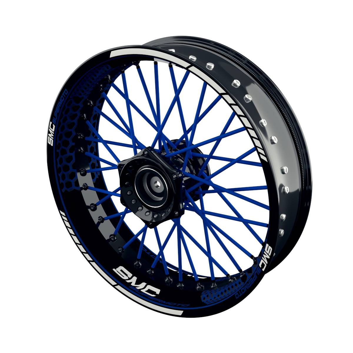 Felgenaufkleber KTM SMC Supermoto Hexagon Wheelsticker Premium