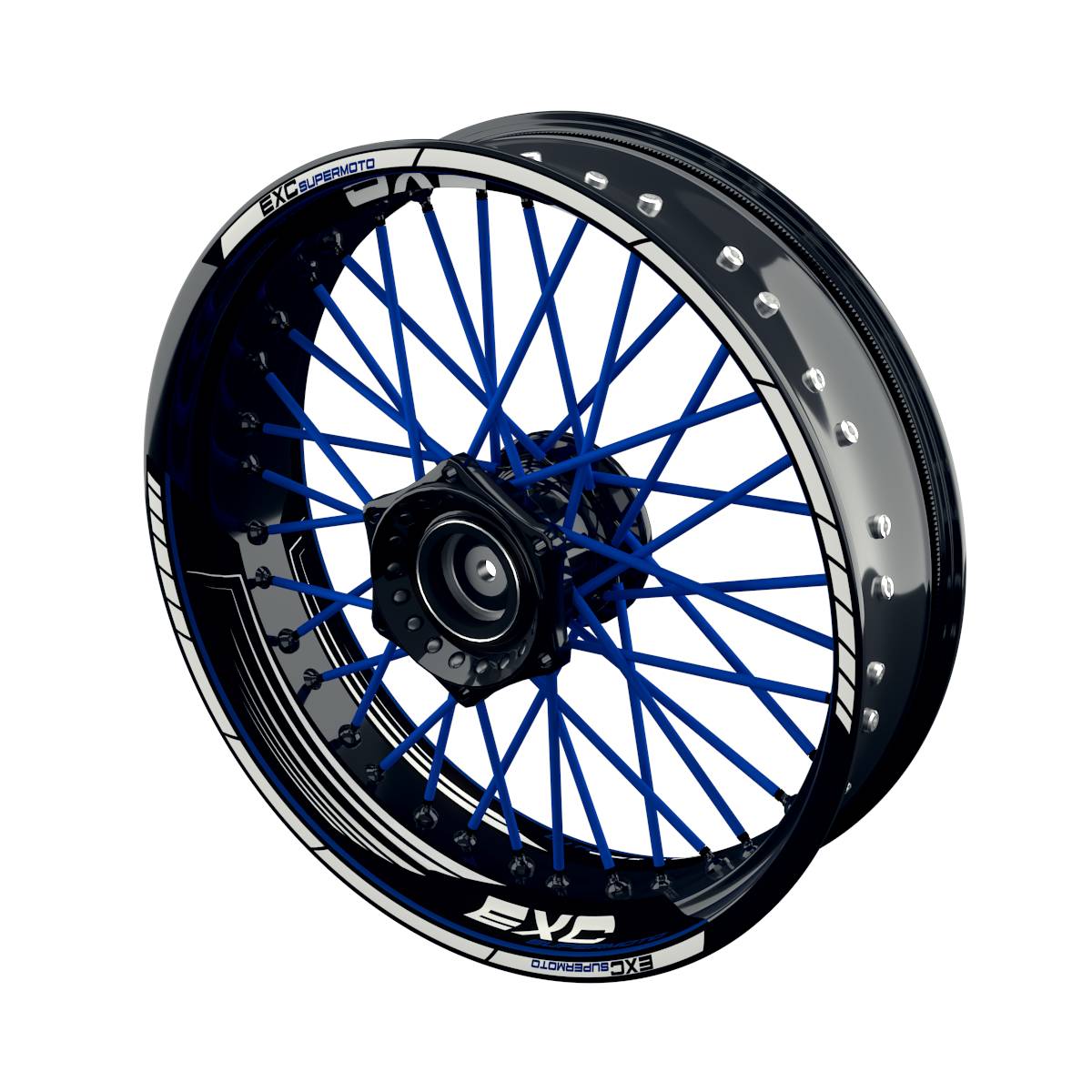 EXC Supermoto SAW Rim Decals Wheelsticker Premium splitted