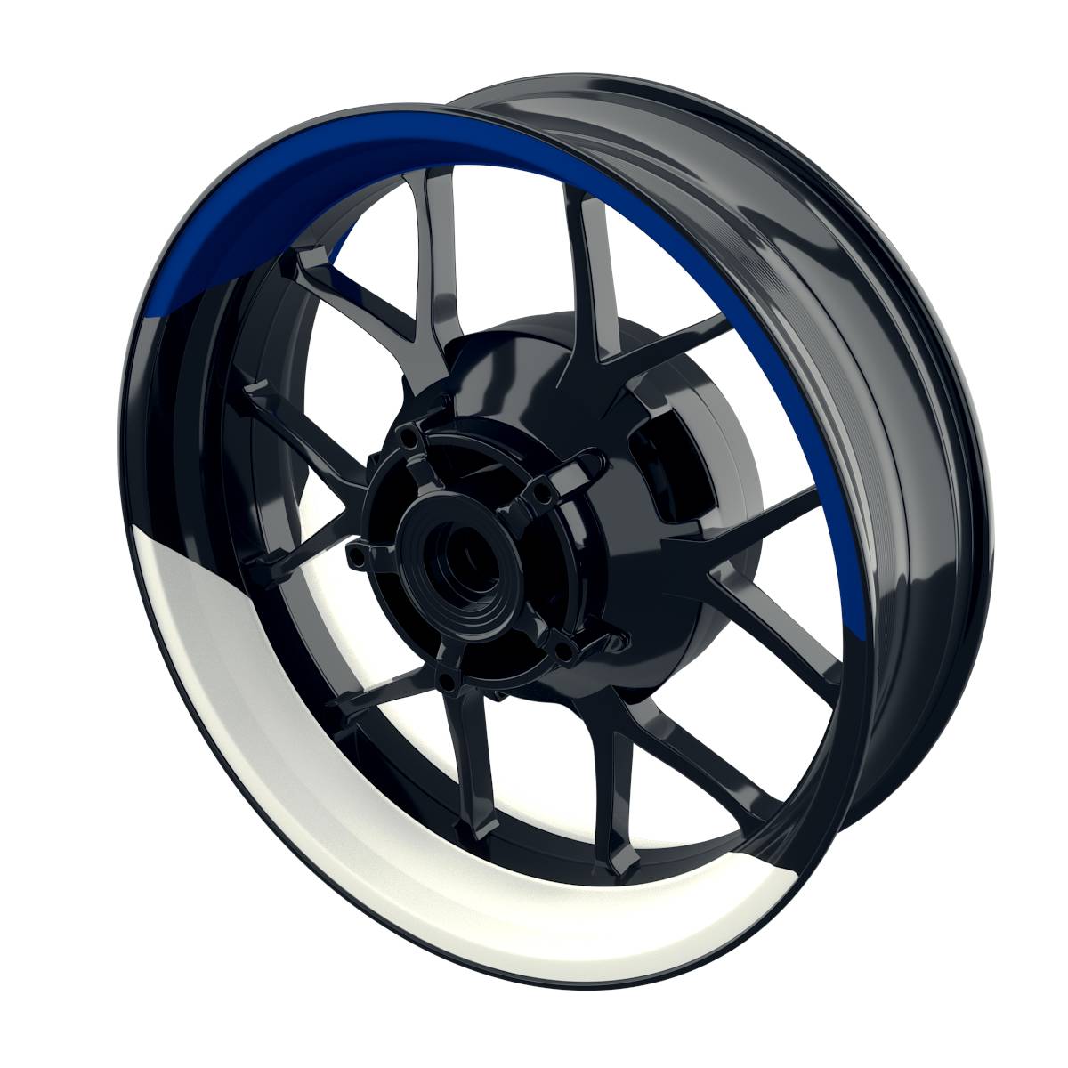 Felgenaufkleber Racing 690 halb halb Premium geteilt Wheelsticker