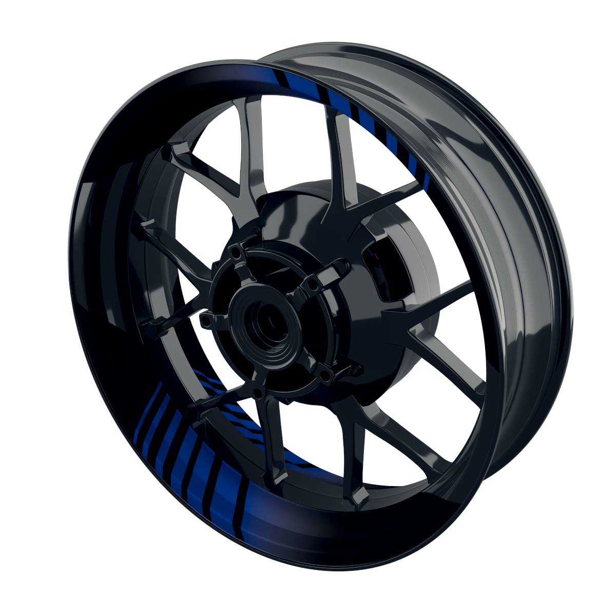 Hypnotic black Rim Decals Wheelsticker Premium splitted