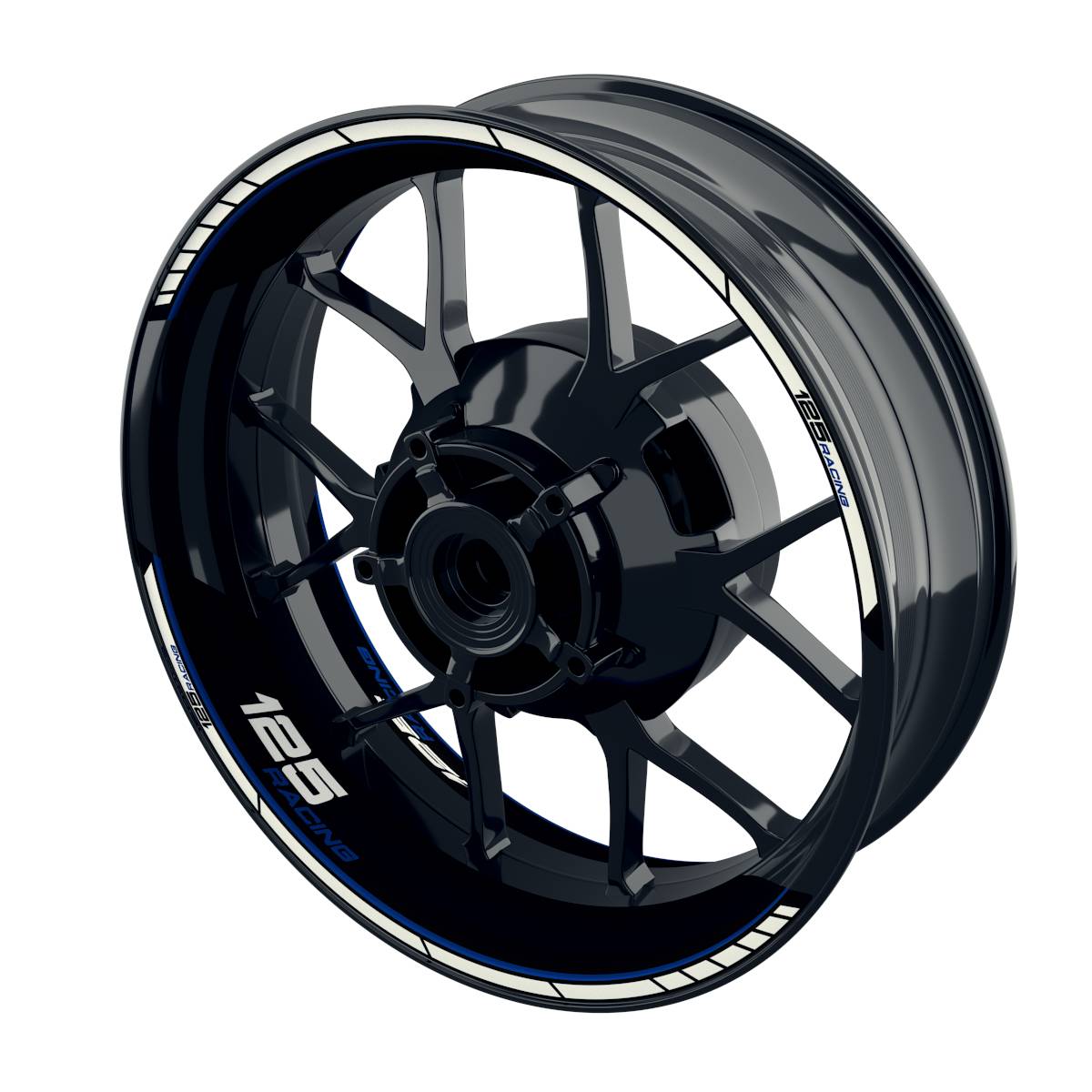 Racing 125 Clean Rim Decals Wheelsticker Premium splitted