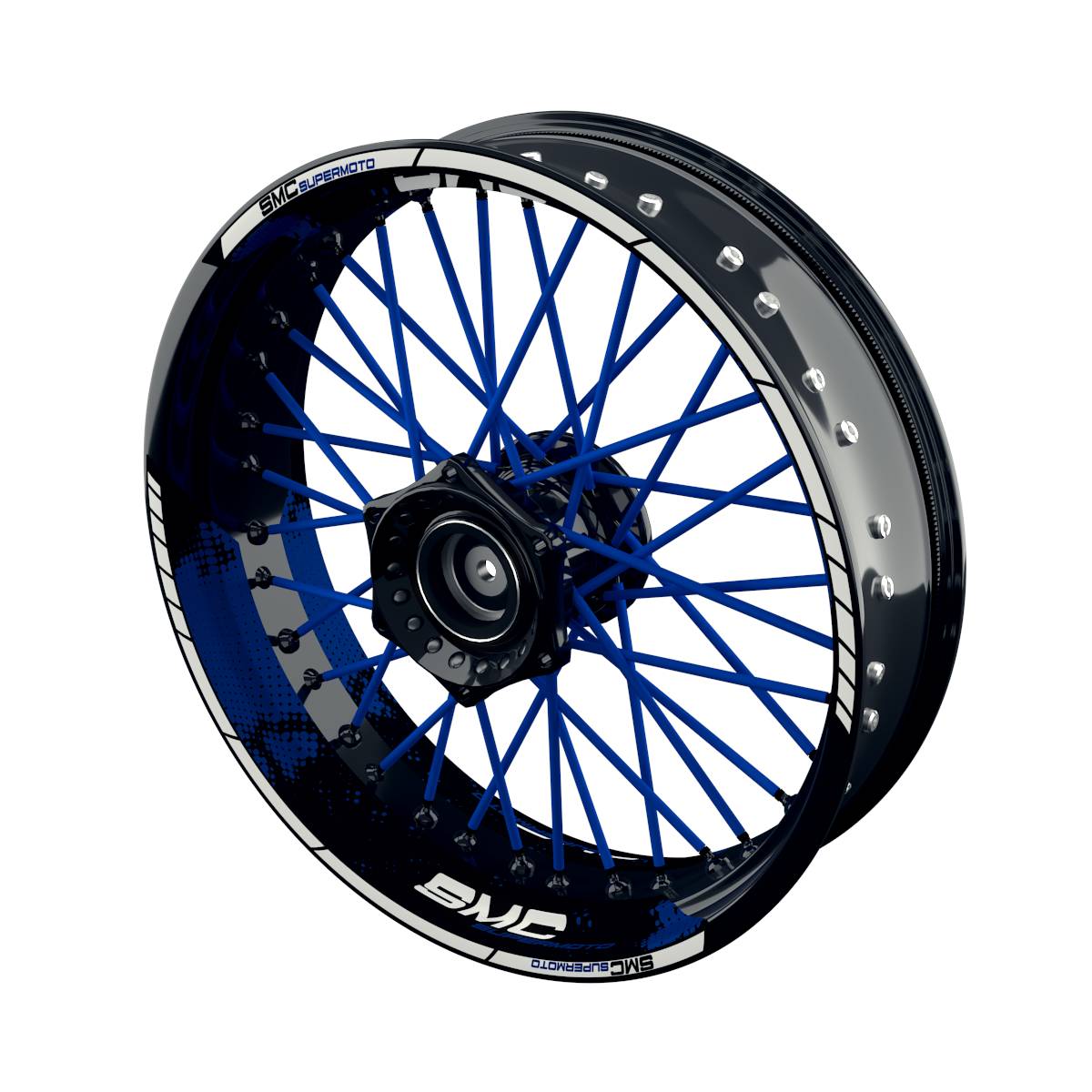 SMC Supermoto Dots Rim Decals Wheelsticker Premium splitted