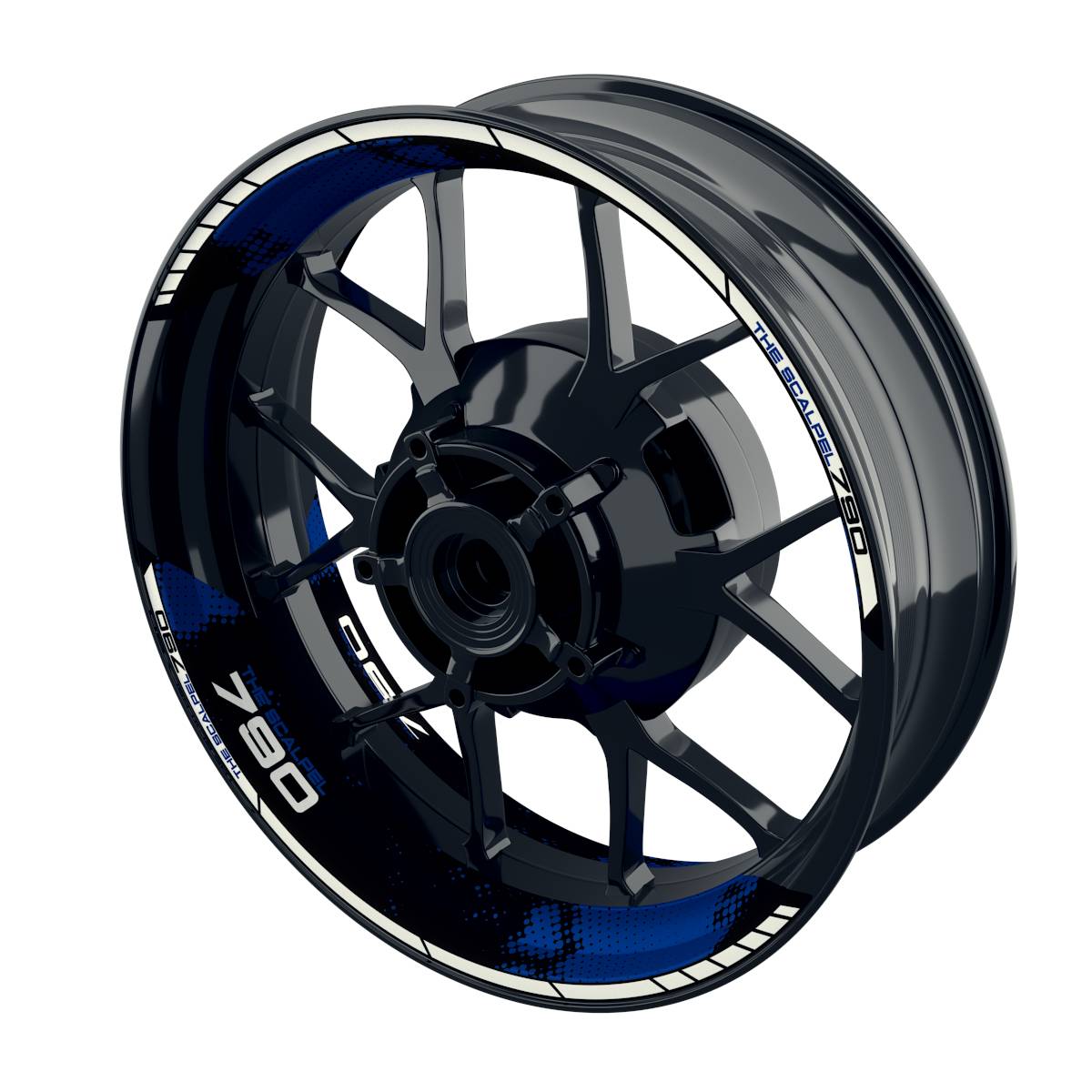 Felgenaufkleber für Suzuki GSXR Gixxer 600 SAW Premium Wheelsticker