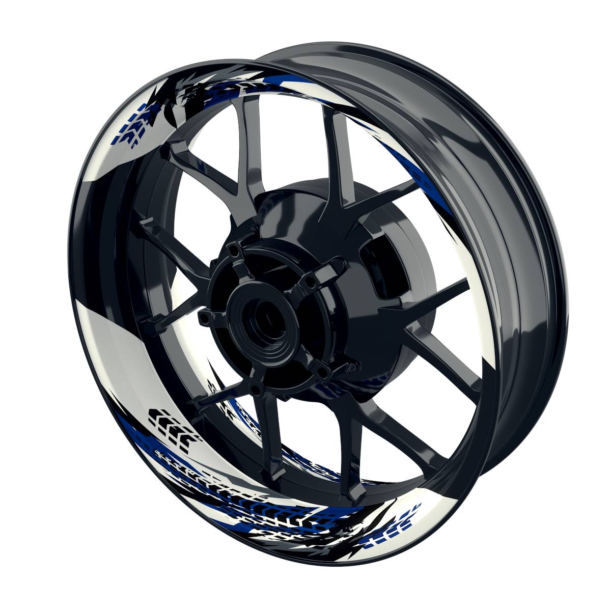 Tires weiss Felgenaufkleber Wheelsticker Premium geteilt