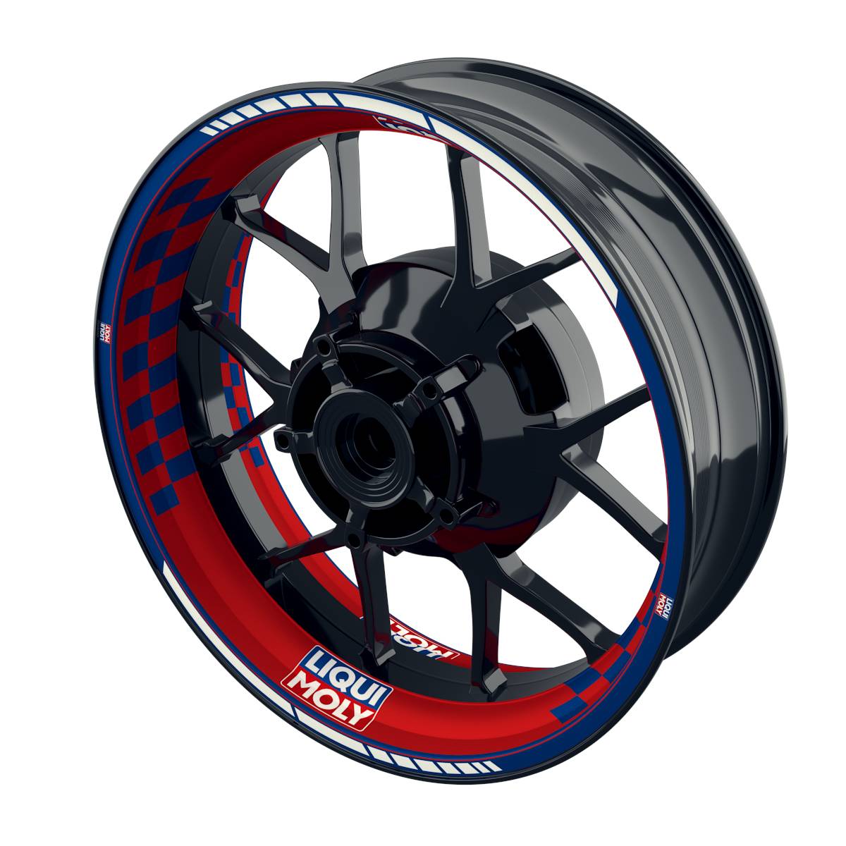 Liqui Moly Rim Decals Motiv V4 Wheelsticker Premium