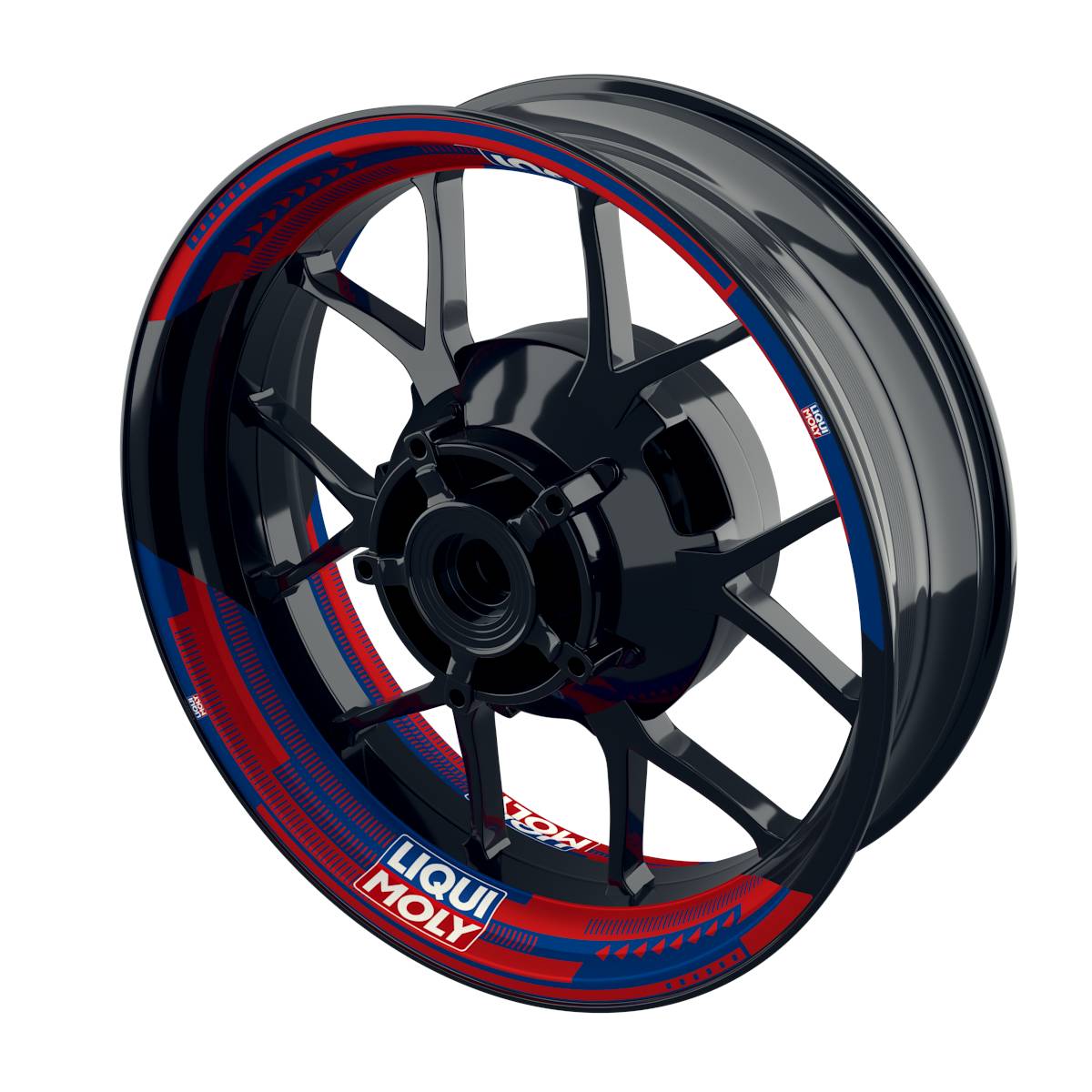 Rim Decals Liqui Moly Design Cybertech Premium splitted