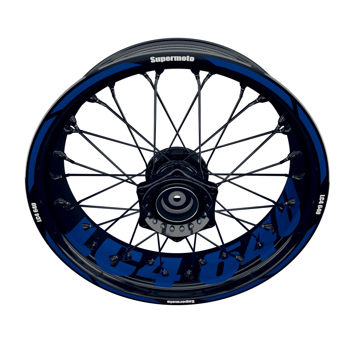 LC4 640 Rim Decals Supermoto