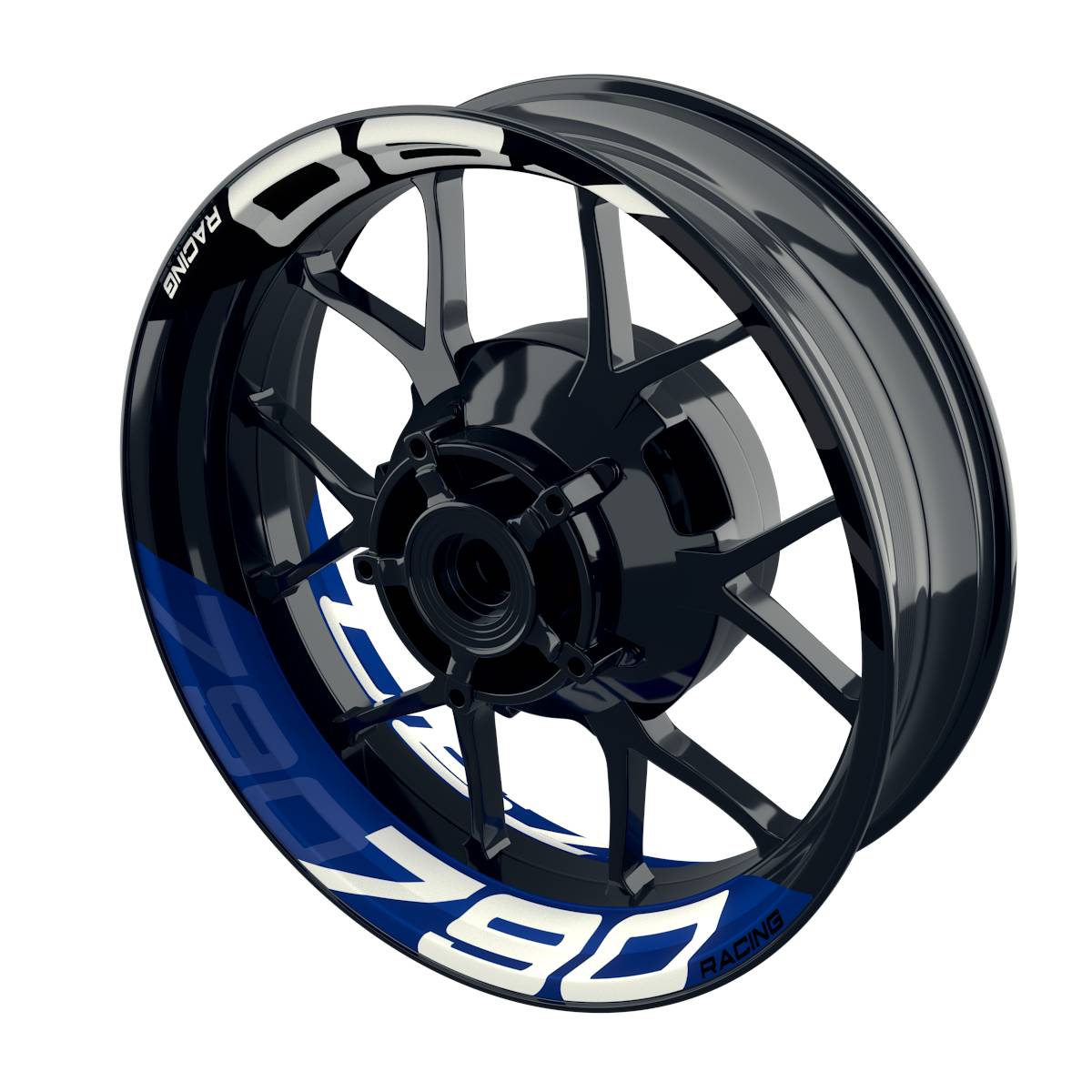 Felgenaufkleber GIXXER 1000 Hexagon Premium geteilt Wheelsticker