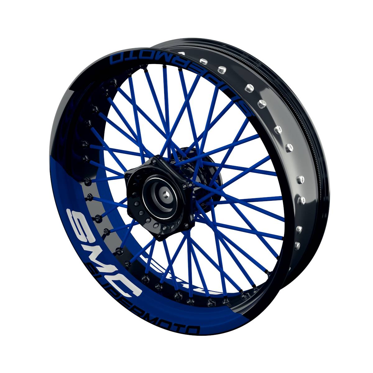 Rim Decals für KTM SMC Supermoto halb halb V2 Wheelsticker Premium splitted