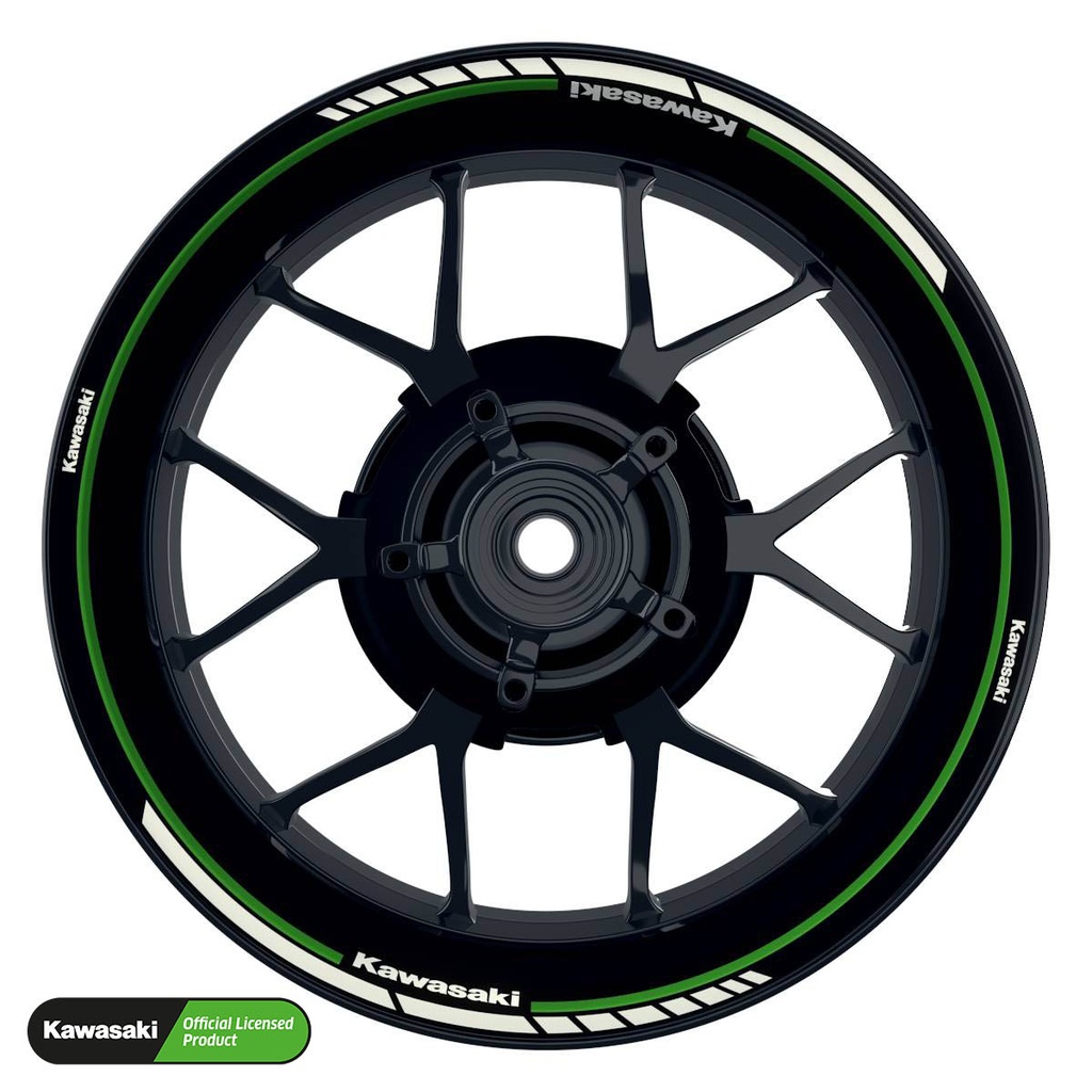 Kawasaki Rim Decals Design Clean