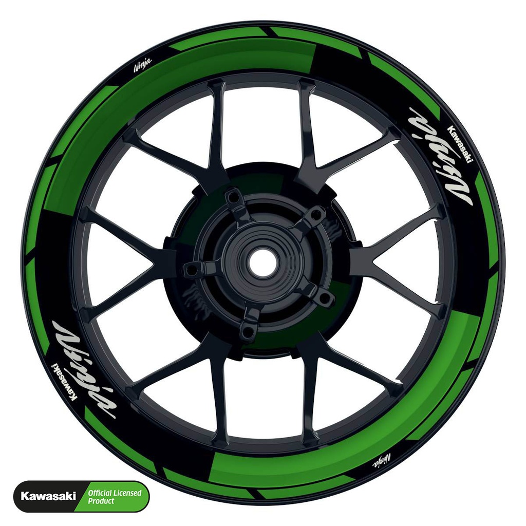 Kawasaki Ninja Rim Decals Design V1