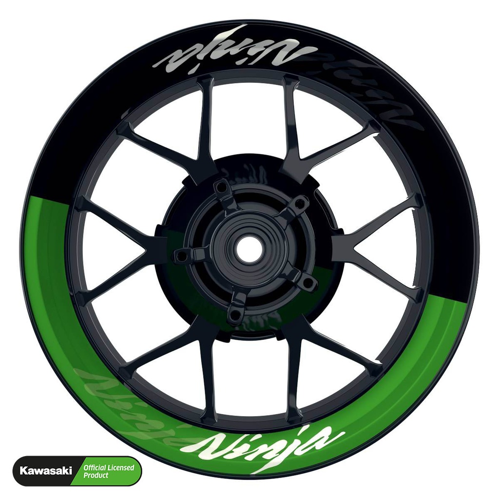 Kawasaki Ninja Rim Decals Design Zoom