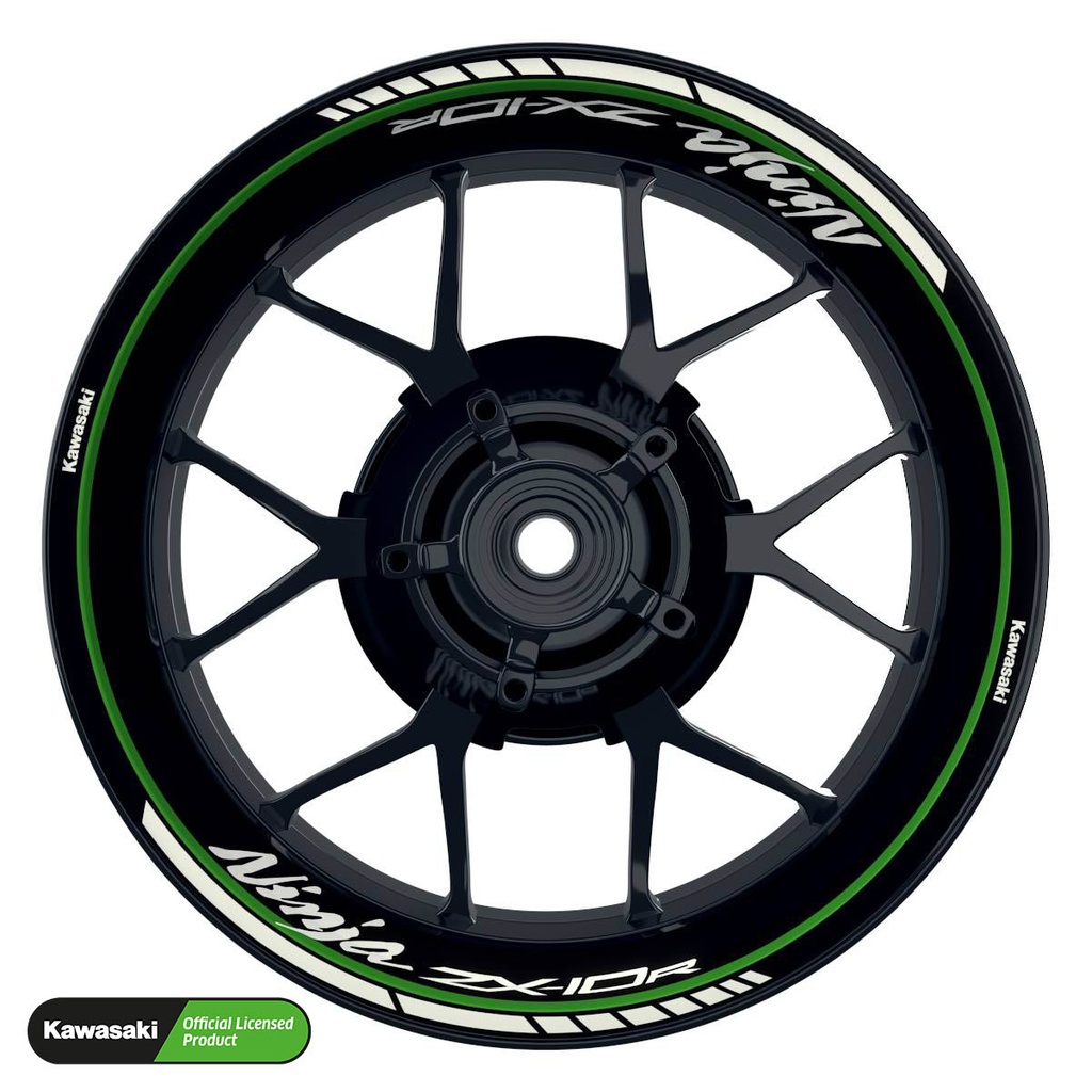 Kawasaki Ninja ZX-10R Rim Decals Design Clean