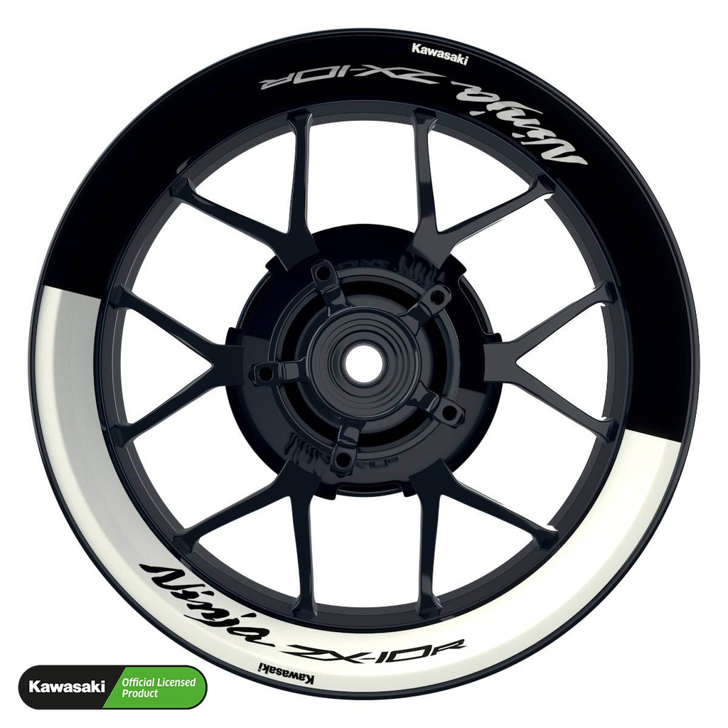 Kawasaki Ninja ZX-10R Rim Decals Design Fifty Fifty V2