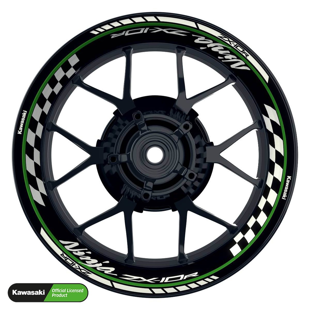 Kawasaki Ninja ZX-10R Rim Decals Design Grid