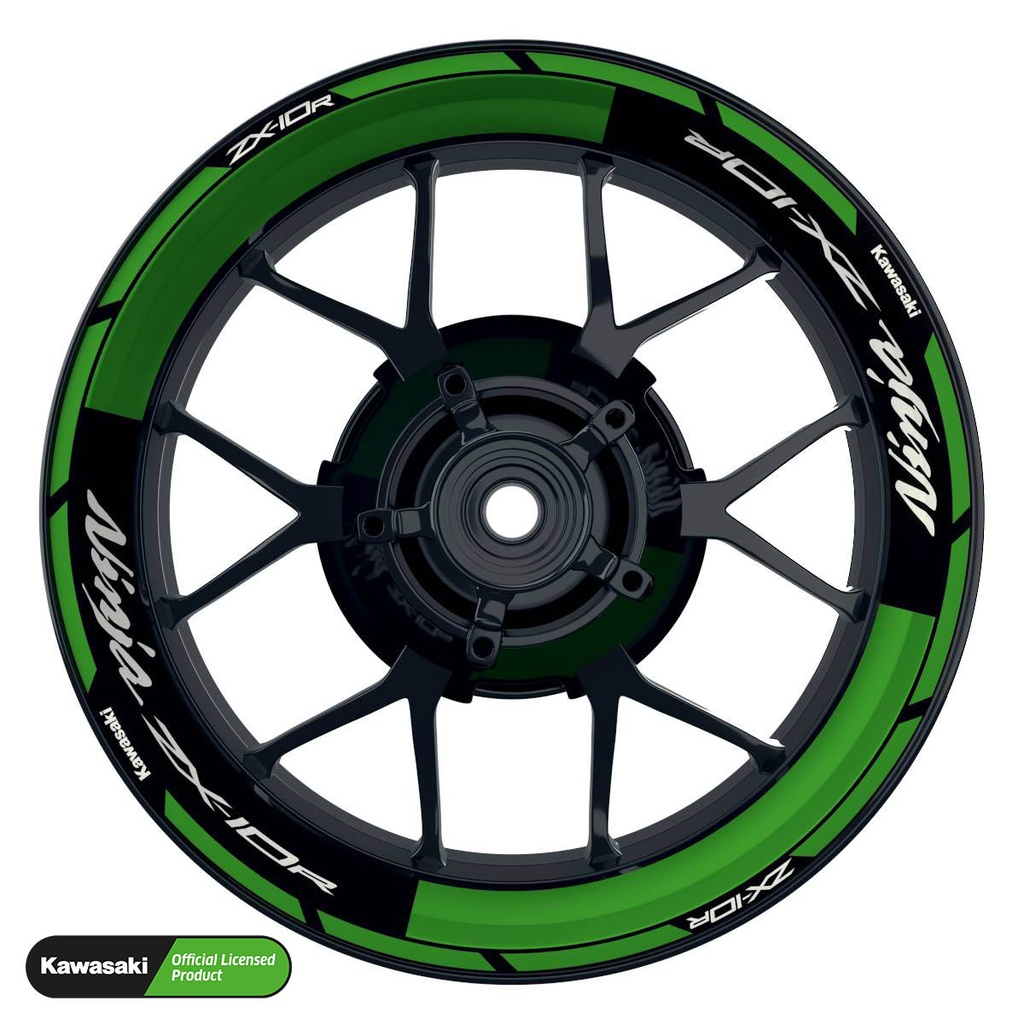 Kawasaki Ninja ZX-10R Rim Decals Design V1